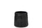 J-Line bloempot Rond - keramiek - zwart - medium - Ø 23.00 cm