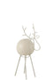 REINDEER MODERN POR WH/SILV S