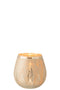 TLH LEAF ROUND GLASS SILV M