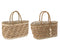 BEACH BAG REED NAT GREY