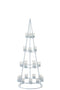 J-Line theelichthouder Boom 21 - metaal/glas - wit
