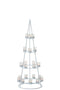 J-Line theelichthouder Boom 21 - metaal/glas - wit