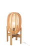 LAMP STAND WD/BAMB NAT S