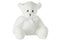 BEAR PLU + BOW TIE POLY WHT L