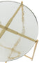 S/2 SIDETABLE OBI GLASS/IRON