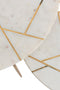 J-Line schaakstuk - polyresin - goud - small - 4 stuks