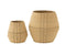 J-Line kaars - Happiness Blooms Mimosa & Rose Was - wit - large - 70U