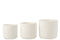 J-Line kaars - Happiness Blooms Mimosa & Rose Was - wit - large - 70U