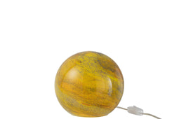 LAMP DANY STR RND GL YELL S