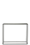 CONSOLE RECTANGLE METAL BLACK
