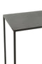 CONSOLE RECTANGLE METAL BLACK