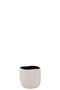 J-Line bloempot Audrey - keramiek - wit - small - Ø 20.50 cm