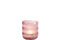TLH STRIPES GLASS RED/WHITE S