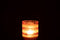 TLH STRIPES GLASS RED/WHITE S