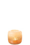 VASE OPI GLASS BROWN/BEIGE S