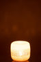 VASE OPI GLASS BROWN/BEIGE S