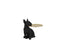 TRAY DOG POLY BLACK/GOLD