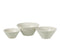 S/3 BOWL CER WHT S/M/L