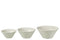 S/3 BOWL CER WHT S/M/L