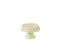 CAKE PLATE CER YLW S