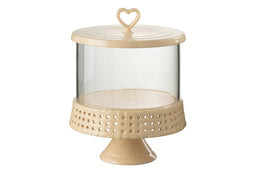 CAKE PLATE UNDER GLA CER PCH L