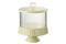 CAKE PLATE UNDER GLA CER YLW L