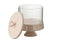 CAKE PLATE UNDER GLA CER PNK L