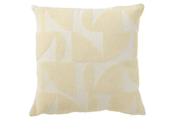 CUSHION GEO TEXTILE WH/L YEL