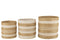 J-Line figuur Groep - hout - naturel