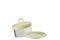 CAKE PLATE UNDER GLA CER YLW S