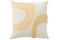 CUSHION CIRCLE TEXTILE WH/BEI