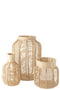 J-Line mand Ines - raffia - naturel