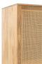 J-Line Weven kast - hout - naturel - woonaccessoires