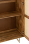 J-Line Weven kast - hout - naturel - woonaccessoires