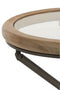 LAMP MELI + SHADE CER LIN BR L