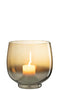 VASE MOSAIC GLASS LIGHT GREY S