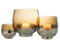 VASE MOSAIC GLASS LIGHT GREY S