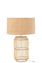 VASE MOSAIC GLASS LIGHT GREY S