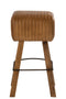 STOOL GYM LEATH/MANGO CAM/NAT