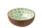 J-Line Kom Kokosnoot Mozaiek Kokosnoot + Schelp Groen