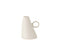 VASE INCLINED CERAMIC WHITE