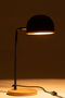TABLE LAMP EVY IRON/WD BL/NAT