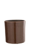 J-Line bloempot Flek - keramiek - bruin - medium - Ø 20.00 cm