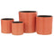 J-Line bloempot Flek - keramiek - roze - large - Ø 25.00 cm