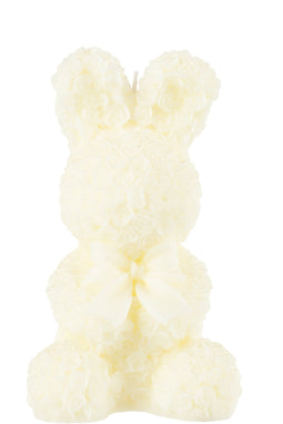 CANDLE RABBIT WHITE LARGE-25H