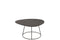 SIDETABLE OVAL WOOD/MET D BR S