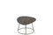 SIDETABLE OVAL WOOD/MET D BR S