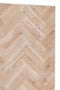 J-Line kast Hoog 2 Deuren Zigzag - hout/metaal - naturel/wit