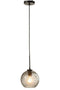 LAMP ORB DOT GLASS GRY S