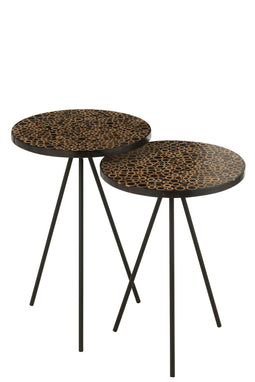 S/2 SIDETABLE RINGS RES BR/BL